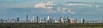 Frankfurt Skyline from Airport Hotel b'mine (Germany)