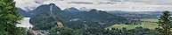 Vue depuis le chteau de Neuschwanstein (Allemagne)