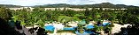 La piscine de l'hôtel Gamboa et la rivière Chagres (Panama)