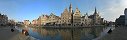 Le vieux port à Gent (Belgique)