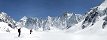 In Argentire Basin, Mont Blanc Range (Haute-Savoie, France)