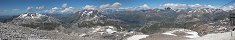 Vue Ouest Nord depuis le glacier de la Grande Motte (Savoie, France)