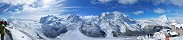 View from Gornergrat (Zermatt area, Switzerland)