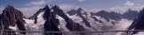 Le massif du Mont Blanc depuis les Grands Montets (Haute-Savoie, France)