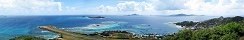 Les îles Grenadines depuis Fort Hill (Ile de l'Union, Saint-Vincent-et-les-Grenadines)