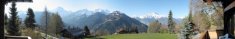 Vue depuis Gryon (Alpes vaudoises, Suisse)
