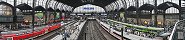 La gare centrale de Hambourg (Allemagne)