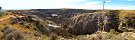 Hell's Half Acre  l'ouest de Casper (Wyoming, Etats-Unis)