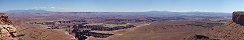 Canyonlands depuis Grand View Point (Utah, Etats-Unis)