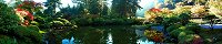 Reflection pond in the Japanese Garden (Portland, Oregon, USA)