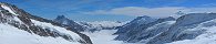 Depuis l'observatoire du Sphinx au Jungfraujoch (Oberland bernois, Suisse)