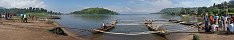 Le lac Kivu près de l'hôtel Paradis Malahide (Gisenyi, Rwanda)