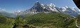 La Petite Scheidegg et l'Eiger, le Mnch et la Jungfrau (Oberland bernois, Suisse)