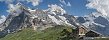 L'Eiger, le Mnch et la Jungfrau depuis la Petite Scheidegg (Oberland bernois, Suisse)