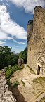 Les ruines du chteau de Kostomlaty (Mileovkou, Rpublique tchque)