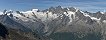 La rgion de Saas Fee depuis Kreuzboden (Haut Valais, Suisse)