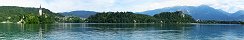 Bled Lake and Church of the Assumption (Slovenia)