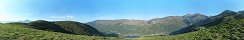 Le lac de Genos vu du Col d'Azet (Pyrnes, France)