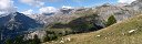 Tseuzier Lake and Dam from Bisse du Rh (Canton of Valais, Switzerland)