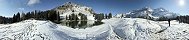 Le lac Retaud au-dessus du col du Pillon (Canton de Vaud, Suisse)