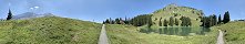 Le lac Retaud prs des Diablerets (Canton de Vaud, Suisse)