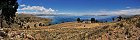 Le lac Titicaca depuis l'île du Soleil (Bolivie)