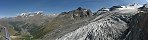 Saas Fee et l'Allalinhorn depuis Lngfluh (Haut Valais, Suisse)