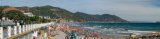 Plage  Laigueglia prs d'Alassio (Ligurie, Italie)