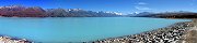 Le lac Pukaki, Alpes du sud (Canterbury, Nouvelle Zélande)