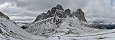 Le Langkofel depuis Col Rodella (Dolomites, Belluno, Italie)