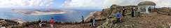 Le Mirador del Rio sur l'le de Lanzarote (Archipel des Canaries, Espagne)