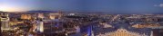 View from the Eiffel Tower of the Paris Casino (Las Vegas, Nevada, USA)