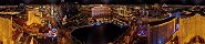 Las Vegas Strip at Night from Top of Eiffel Tower (Las Vegas, Nevada, USA)
