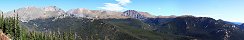 La limite des arbres de Lava Cliffs (Parc national de Rocky Mountain, Colorado, Etats-Unis)