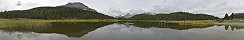 Lake Staz near St Moritz (Canton of Graubnden, Switzerland)