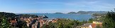 La petite ville de Lerici (La Spezia, Italie)