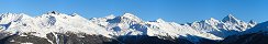 View of the Alps from Les Collons (Canton of Valais, Switzerland)