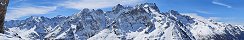 Les Ecrins depuis le col de Cte Plaine (Hautes-Alpes, France)