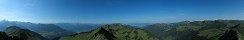 Vue depuis le Lffelspitze (Vorarlberg, Autriche)