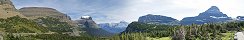 Le col de Logan, parc national de Glacier (Montana, Etats-Unis)