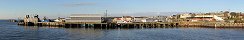 Louisbourg Wharf on Cape Breton Island (Nova Scotia, Canada)