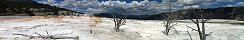 Mammoth Hot Springs Terraces at Yellowstone (Wyoming, USA)