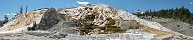 Les terrasses de Mammoth Hot Springs  Yellowstone (Wyoming, Etats-Unis)