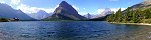 Le lac Swiftcurrent, parc national de Glacier (Montana, Etats-Unis)