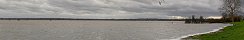 Flooded Marais Blancs between La Cambe and Canchy (Calvados, France)