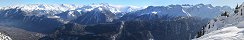 On top of the Marcottes ski slopes (Canton of Valais, Switzerland)