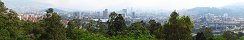 Medellin depuis la colline de Cerro Nutibara (Colombie)