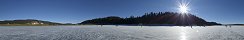 Patinage sur le lac des Taillres (Canton de Neuchtel, Suisse)