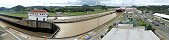 Panama Canal Miraflores Locks, Looking West (Panama City, Panama)