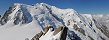 Le Mont Blanc depuis l'Aiguille du Midi (Haute-Savoie, France)